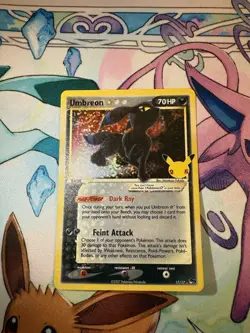 Pokemon TCG Celebrations Umbreon Gold Star Card 17/17 Near Mint Condition - Image 1
