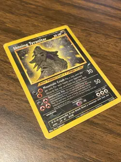 Shining Tyranitar Neo Destiny Secret Rare Holo 113/105 DAMAGED - Image 3