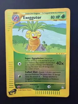 Exeggutor 12/147 Reverse Holo Pokemon Card Aquapolis Set - Image 1