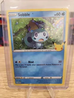 Sobble - 24/25 - Holo - McDonalds 2021 - 25th Anniversary - NM/M - Pokemon Card - Image 1