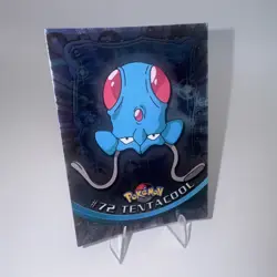 Pokemon Topps 1999 Series 1 label - Tentacool #72 - Holo Foil - Image 1