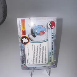 Pokemon Topps 1999 Series 1 label - Tentacool #72 - Holo Foil - Image 3