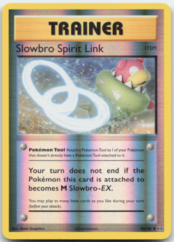 Slowbro Spirit Link 86/108 Reverse Holo XY Evolutions Pokemon Card NM - Image 1