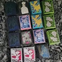 Lot of 15 Pokemon ETB Card Sleeves Sealed Official Pack - Image 1