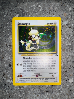 Pokemon TCG Cards Smeargle 11/75 Neo Discovery Holo Rare EXC * SWIRL * - Image 3