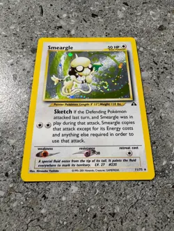 Pokemon TCG Cards Smeargle 11/75 Neo Discovery Holo Rare EXC * SWIRL * - Image 5