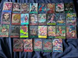 One Piece Alt Art Bundle, Cs, UCs, Rs - 29 Cards English - All NM+ - @80% Comps - Image 1