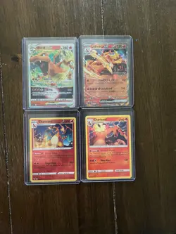 Pokemon Charizard Assorted 4 Card Lot - Image 1