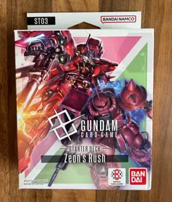 Gundam Card Game -ST03 - Zeons Rush Starter Deck - Image 1