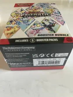 Pokemon TCG Scarlet & Violet Prismatic Evolutions Booster Bundle Factory SEALED - Image 2
