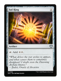 1x Mtg Commander: Secrets Of Strixhaven Sol Ring NM Magic The Gathering - Image 1