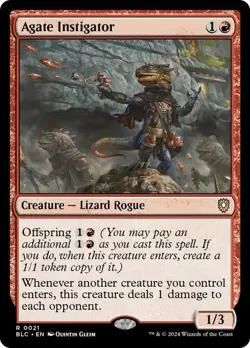 Agate Instigator - BLC - NM - Magic The Gathering - MTG - Image 1