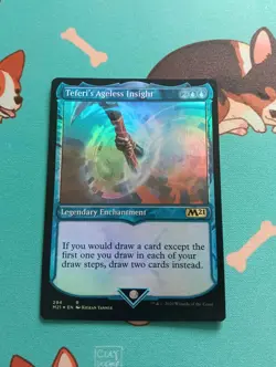 MTG Magic the Gathering - Teferi's Ageless Insight Showcase Foil - M21 Core Set - Image 1