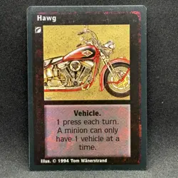 Hawg 1994 Jyhad Vampire The Eternal Struggle Limited CCG Game Card - Image 1