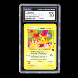 Pokemon CGC 10 Birthday Pikachu 24/53 Celebrations Classic Collection Holo 2021 - Image 1