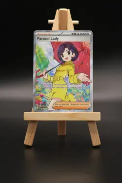Parasol Lady 238/182 Paradox Rift Ultra Rare Full Art Trainer Pokemon TCG - Image 1