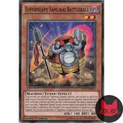 Yugioh Superheavy Samurai Battleball SP17-EN011 Starfoil Rare 1st Edition NM - Image 1