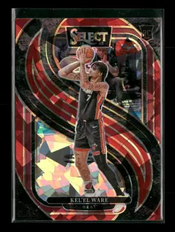 Kel'el Ware ROOKIE CARD LOT - Prizm Parallels - Miami Heat - Image 4