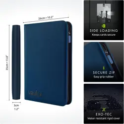 Premium eXo-Tec Binder - 9 Pocket Trading Card Album Folder - 360 Side Loading - Image 4