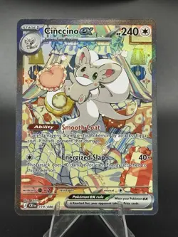 Pokemon TCG Cinccino ex 119/086 Special Illustration Rare Chaos Rising NEAR MINT - Image 3
