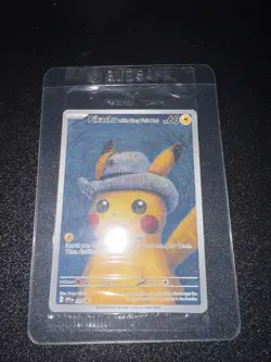 Pokemon TCG: Van Gogh Pikachu with Grey Felt Hat SVP 085 Promo Card - Sealed - Image 3
