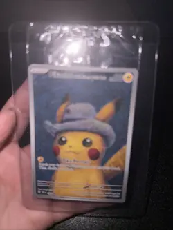 Pokemon TCG: Van Gogh Pikachu with Grey Felt Hat SVP 085 Promo Card - Sealed - Image 5