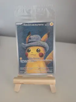 Pokemon TCG: Van Gogh Pikachu with Grey Felt Hat SVP 085 Promo Card - New Sealed - Image 1