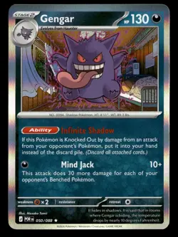 Gengar 050/088 Holo Rare Perfect Order Pokemon Card - Image 2