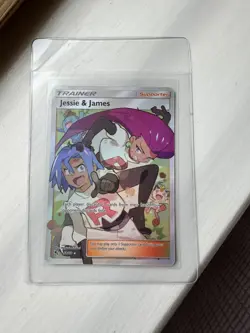 Jessie and James 68/68 Ultra Rare Full Art Hidden Fates Pokemon Card - Mint / NM - Image 1