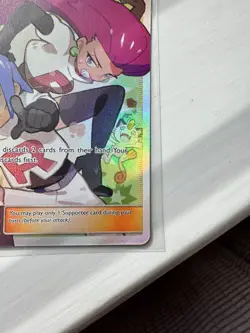 Jessie and James 68/68 Ultra Rare Full Art Hidden Fates Pokemon Card - Mint / NM - Image 4