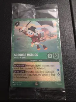 Scrooge McDuck - S.H.U.S.H. Agent 36 Disney Lorcana Promo Cards Holo Sealed - Image 1