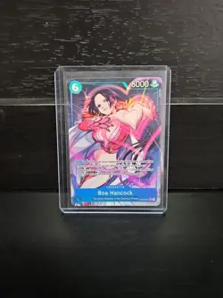 One Piece Card Game Boa Hancock OP07-051 SR Alt Art Parallel English - Image 1