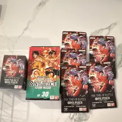 Bandai One Piece Card Game The Time of Battle English packs and starter deck ex - Image 1