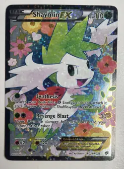Shaymin EX RC21/RC25 Legendary Treasures: Radiant Collection Pokemon Card - Image 1