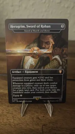 MTG Lord of the Rings Herugrim Sword of Rohan - Image 1