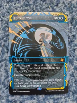 MAGIC THE GATHERING MTG 1x FORCE OF WILL M RARE STRIXHAVEN ARCHIVE GUEST NM WOTC - Image 1