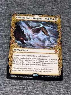 Call the Spirit Dragons (Showcase) - Tarkir: Dragonstorm (TDM) - EN - M 0309 NM - Image 1