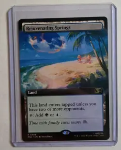 MTG Marvel Super Heroes Eternal Legal, Rejuvenating Springs - Extended Art - Image 1