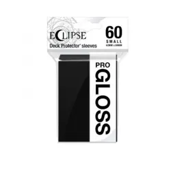 Ultra Pro Small Card Sleeves Pro-Gloss Eclipse - Small, Jet Black (60) New - Image 1