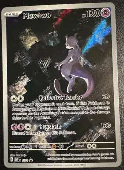 Pokemon TCG Mewtwo Holo 52 Black Star Promo Card - Image 1