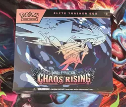 Pokemon TCG Chaos Rising Elite Trainer Box ETB New Factory Sealed - Image 1
