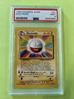 Pokemon TCG Electrode Base Set 21/102 Regular Card Psa 9 - Image 1
