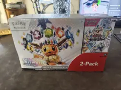 Sealed Pokemon TCG: Costco Prismatic Evolution ETB + Booster Bundle - Image 1