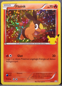 Floink 13/25 McDonald's Celebrations Holo Pokemon Pokemon Karte Deutsch NM - Image 1
