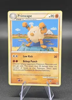 Primeape 22/95 - Unleashed - 2010 Pokemon TCG - Rare - Image 1