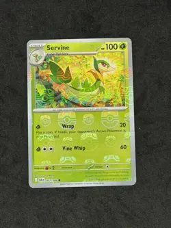 TCG Pokemon English Servine (Master Ball Pattern) 002/086 Sv: Black Bolt Holo NM - Image 1
