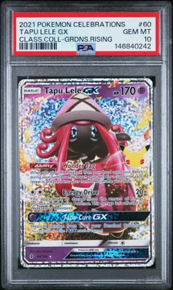 Tapu Lele GX 60/145 Celebrations (25th) Classic Collection PSA 10 - Pokemon TCG - Image 3