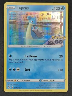 Lapras, 23/78, Pokemon Go, Holo Rare, NM - Image 1