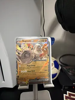 Regirock ex 107/217 Holo Double Rare Pokemon ME: Ascended Heroes NM+ - Image 1