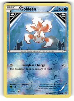 Goldeen 27/162 Common BREAKthrough Reverse Holo Pokemon Near Mint - Image 1